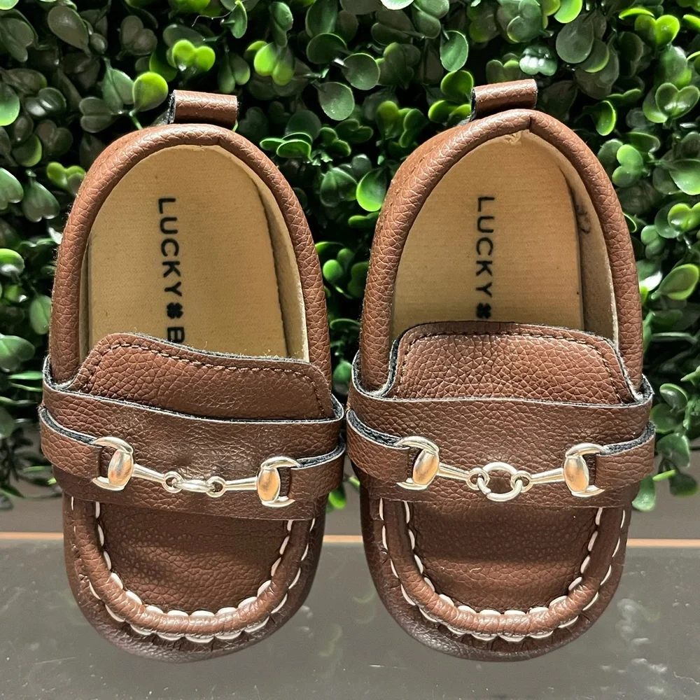 Lucky Brand Brown Baby Loafers